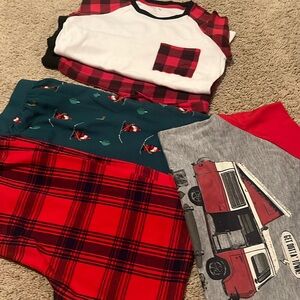 Boys size 12 Christmas pajamas